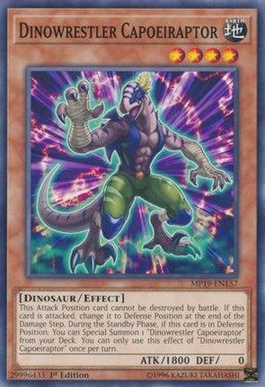 Dinowrestler Capoeiraptor (Common / Short Print) [MP19-EN157] 1st Edition