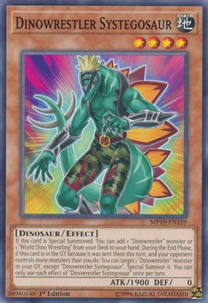 Dinowrestler Systegosaur (Common / Short Print) [MP19-EN159] 1st Edition