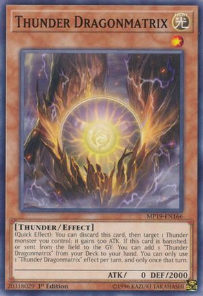 Thunder Dragonmatrix (Common / Short Print) [MP19-EN166] Unlimited