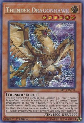 Thunder Dragonhawk (Prismatic Secret Rare) [MP19-EN168] Unlimited