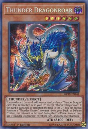 Thunder Dragonroar (Prismatic Secret Rare) [MP19-EN169] 1st Edition