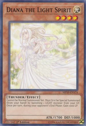 Diana the Light Spirit (Common / Short Print) [MP19-EN174] Unlimited