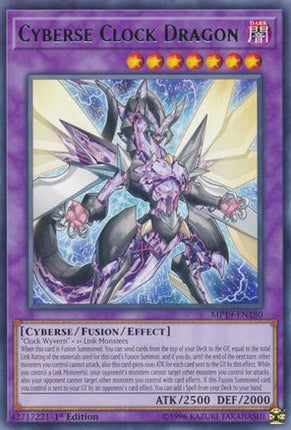 Cyberse Clock Dragon (Rare) [MP19-EN180] 1st Edition