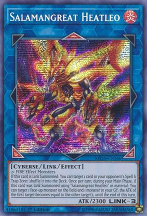 Salamangreat Heatleo (Prismatic Secret Rare) [MP19-EN186] 1st Edition