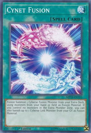 Cynet Fusion (Common / Short Print) [MP19-EN193] 1st Edition