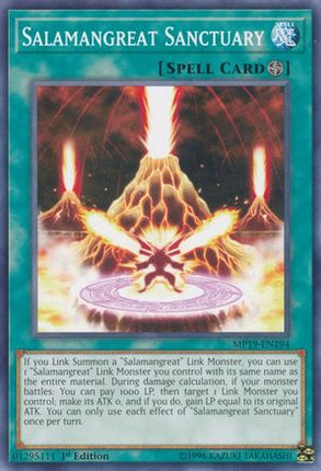 Salamangreat Sanctuary (Common / Short Print) [MP19-EN194] 1st Edition