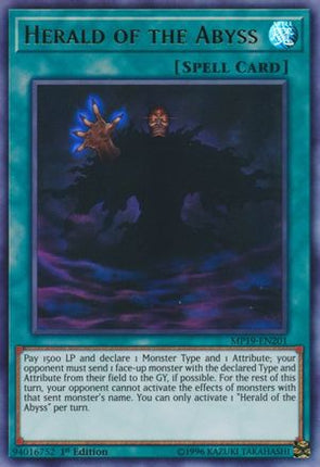 Herald of the Abyss (Ultra Rare) [MP19-EN201] Unlimited