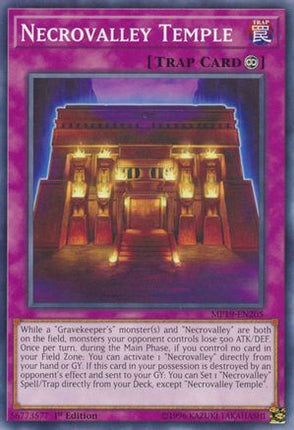 Necrovalley Temple (Common / Short Print) [MP19-EN205] 1st Edition