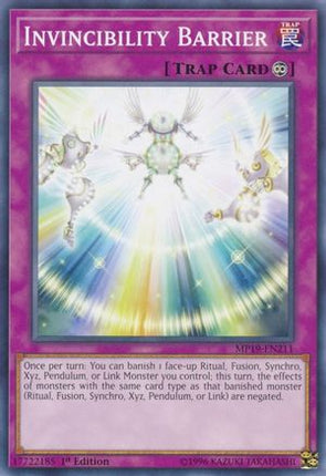 Invincibility Barrier (Common / Short Print) [MP19-EN211] 1st Edition