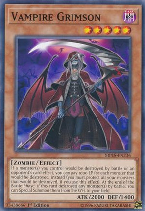 Vampire Grimson (Common / Short Print) [MP19-EN236] 1st Edition