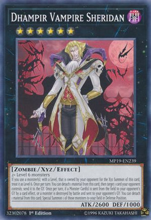 Dhampir Vampire Sheridan (Common / Short Print) [MP19-EN239] 1st Edition