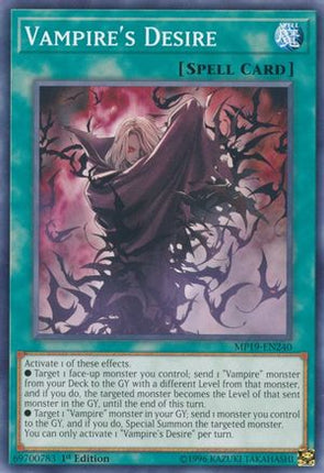 Vampire's Desire (Common / Short Print) [MP19-EN240] 1st Edition
