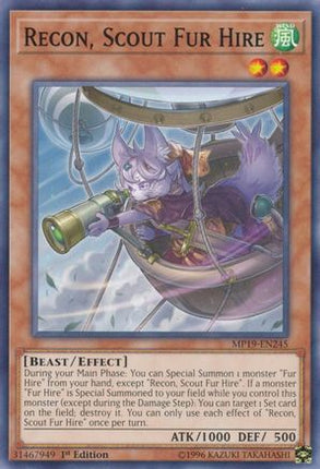 Recon, Scout Fur Hire (Common / Short Print) [MP19-EN245] Unlimited