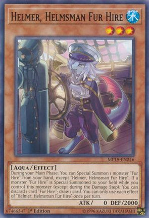 Helmer, Helmsman Fur Hire (Common / Short Print) [MP19-EN246] Unlimited