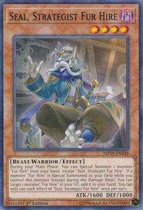 Seal, Strategist Fur Hire (Common / Short Print) [MP19-EN248] Unlimited