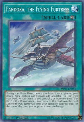Fandora, the Flying Furtress (Common / Short Print) [MP19-EN254] 1st Edition