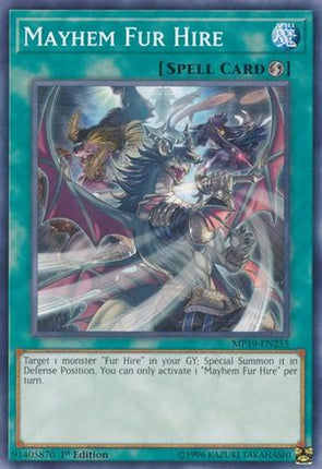 Mayhem Fur Hire (Common / Short Print) [MP19-EN255] 1st Edition
