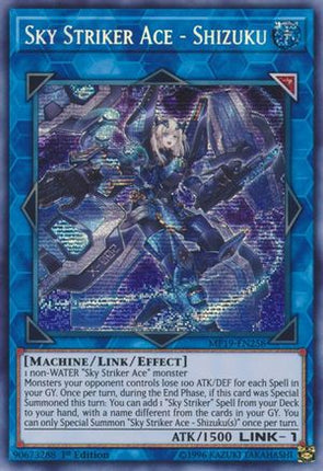 Sky Striker Ace - Shizuku (Prismatic Secret Rare) [MP19-EN258] 1st Edition