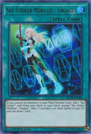 Sky Striker Mobilize - Engage! (Ultra Rare) [MP19-EN260] 1st Edition