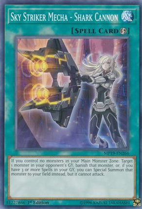 Sky Striker Mecha - Shark Cannon (Common / Short Print) [MP19-EN266] Unlimited