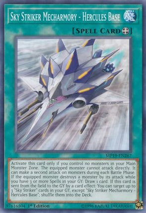 Sky Striker Mecharmory - Hercules Base (Common / Short Print) [MP19-EN267] 1st Edition