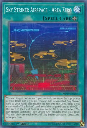 Sky Striker Airspace - Area Zero (Common / Short Print) [MP19-EN269] 1st Edition