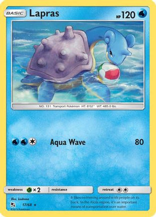 Lapras - 17/68 [Hidden Fates] Reverse Holofoil