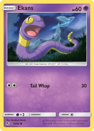 Ekans (26) - 26/68 [Hidden Fates]