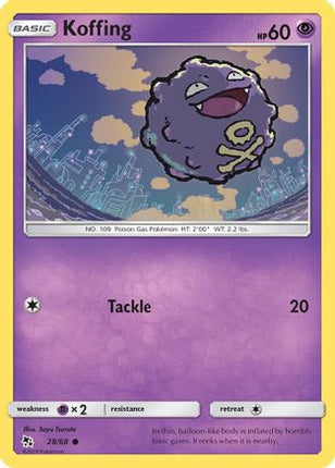 Koffing - 28/68 [Hidden Fates] Reverse Holofoil