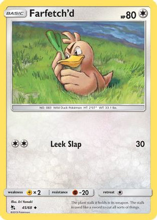 Farfetch'd - 45/68 [Hidden Fates] Reverse Holofoil