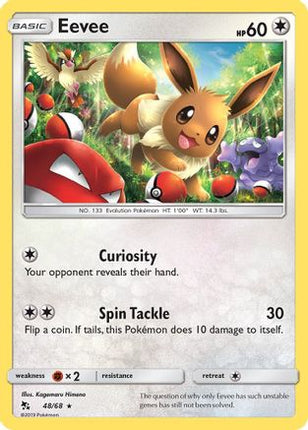 Eevee (48) - 48/68 [Hidden Fates] Holofoil