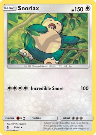 Snorlax - 50/68 [Hidden Fates]