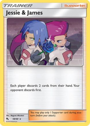 Jessie & James - 58/68 [Hidden Fates] Holofoil