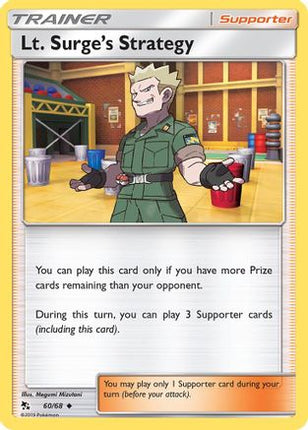Lt. Surge's Strategy - 60/68 [Hidden Fates] Reverse Holofoil