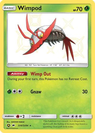 Wimpod - SV4/SV94 [Hidden Fates: Shiny Vault] Holofoil