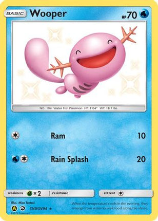Wooper - SV9/SV94 [Hidden Fates: Shiny Vault] Holofoil