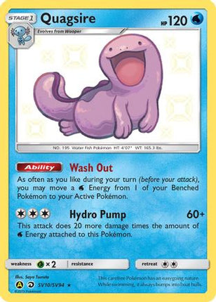 Quagsire - SV10/SV94 [Hidden Fates: Shiny Vault] Holofoil