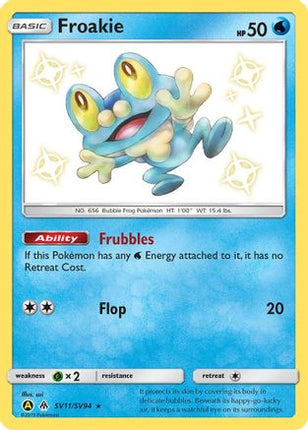 Froakie - SV11/SV94 [Hidden Fates: Shiny Vault] Holofoil