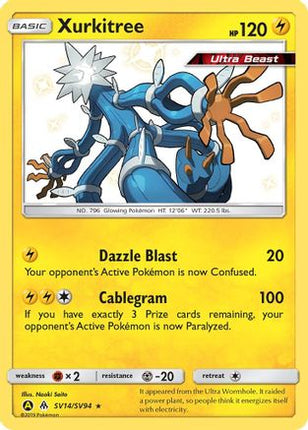 Xurkitree - SV14/SV94 [Hidden Fates: Shiny Vault] Holofoil