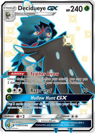 Decidueye GX - SV47/SV94 [Hidden Fates: Shiny Vault] Holofoil