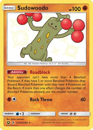 Sudowoodo - SV20/SV94 [Hidden Fates: Shiny Vault] Holofoil