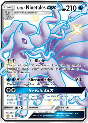 Alolan Ninetales GX - SV53/SV94 [Hidden Fates: Shiny Vault] Holofoil