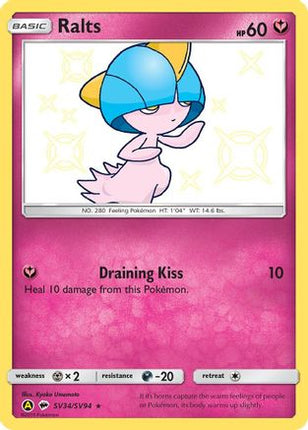 Ralts - SV34/SV94 [Hidden Fates: Shiny Vault] Holofoil