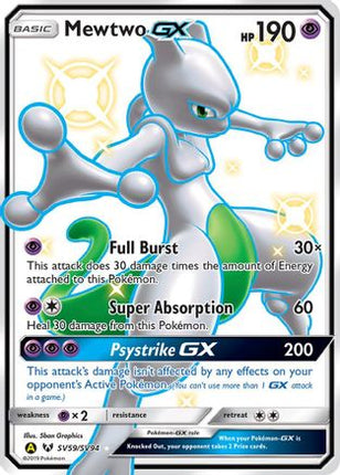 Mewtwo GX (SV59/SV94) [Sun & Moon: Hidden Fates - Shiny Vault]
