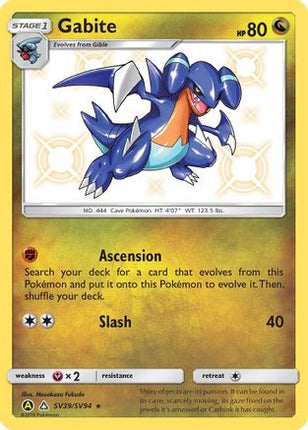 Gabite - SV39/SV94 [Hidden Fates: Shiny Vault] Holofoil