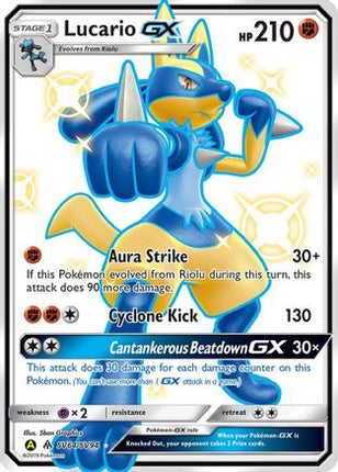 Lucario GX - SV64/SV94 [Hidden Fates: Shiny Vault] Holofoil