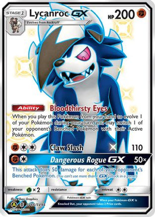 Lycanroc GX (SV66) - SV66/SV94 [Hidden Fates: Shiny Vault] Holofoil