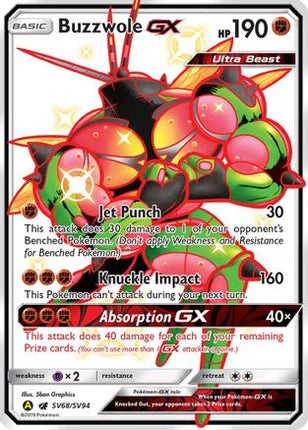 Buzzwole GX - SV68/SV94 [Hidden Fates: Shiny Vault] Holofoil