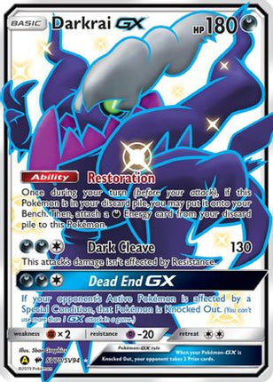 Darkrai GX - SV70/SV94 [Hidden Fates: Shiny Vault] Holofoil
