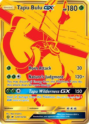 Tapu Bulu GX - SV91/null [Hidden Fates: Shiny Vault] Holofoil